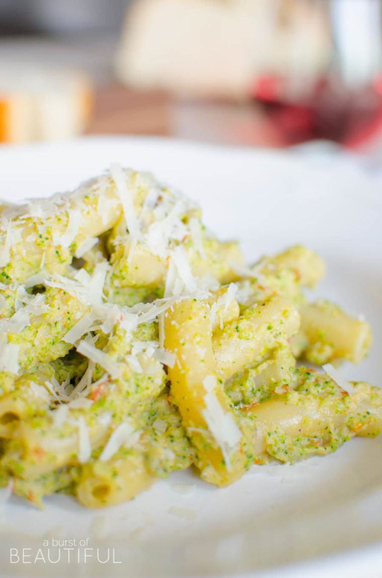 Creamy Broccoli Rigatoni - Nick + Alicia