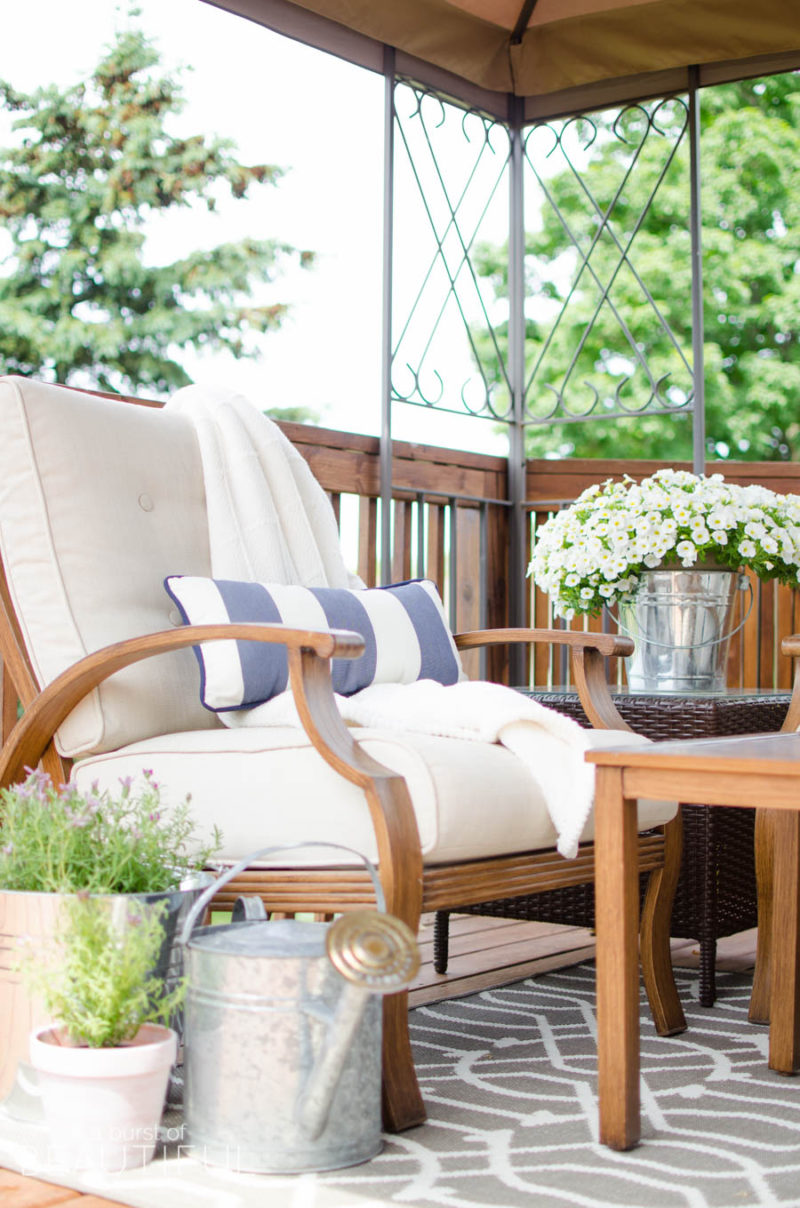 Tips for Creating a Cozy Outdoor Living Space + Video - Nick + Alicia