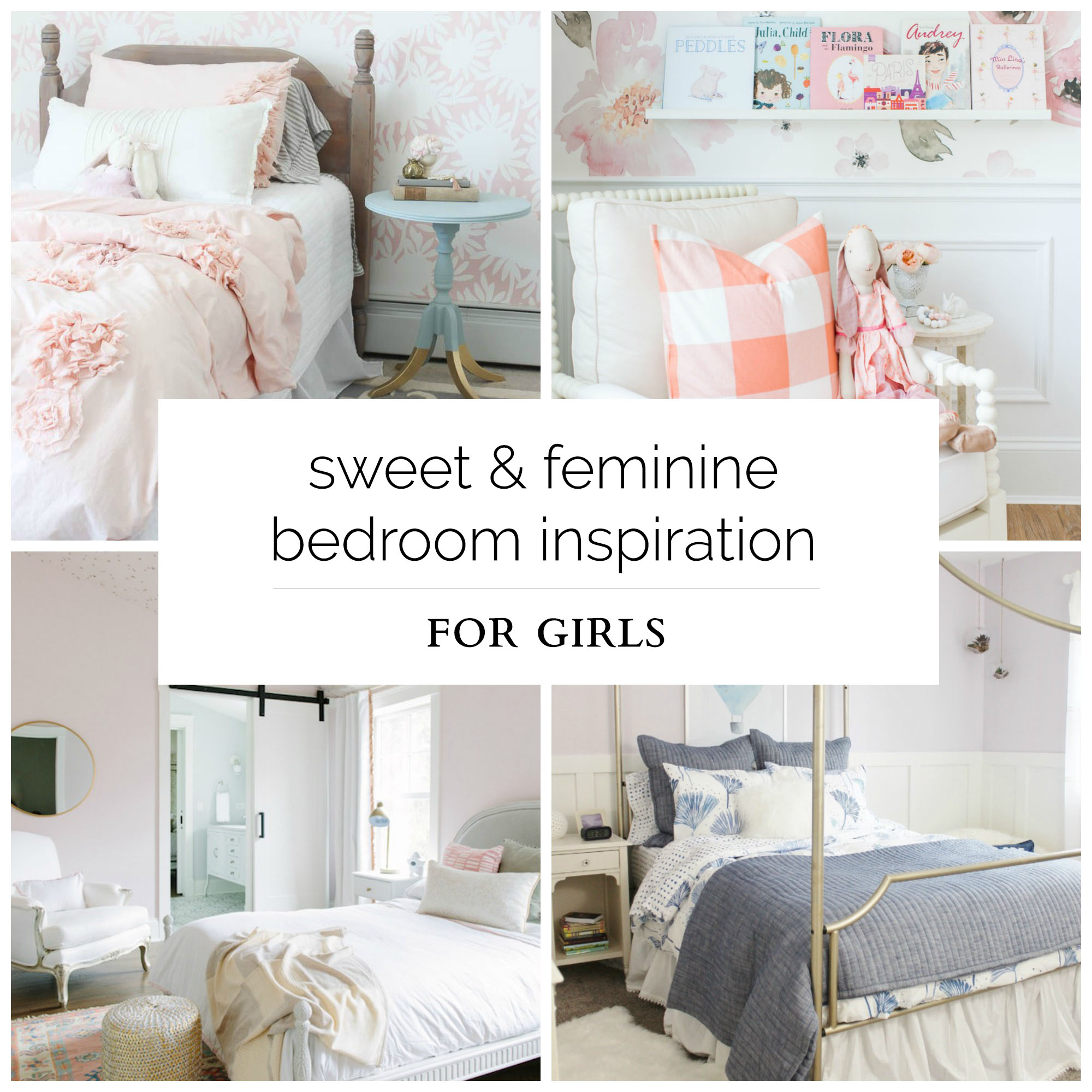 Sweet & Feminine Bedroom Inspiration For Girls - Nick + Alicia