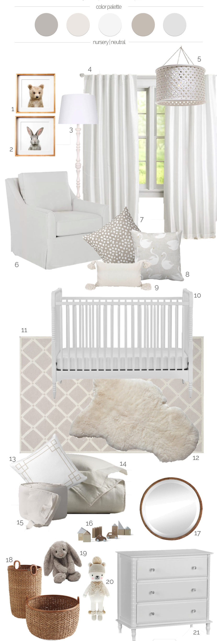 Cream clearance nursery furniture