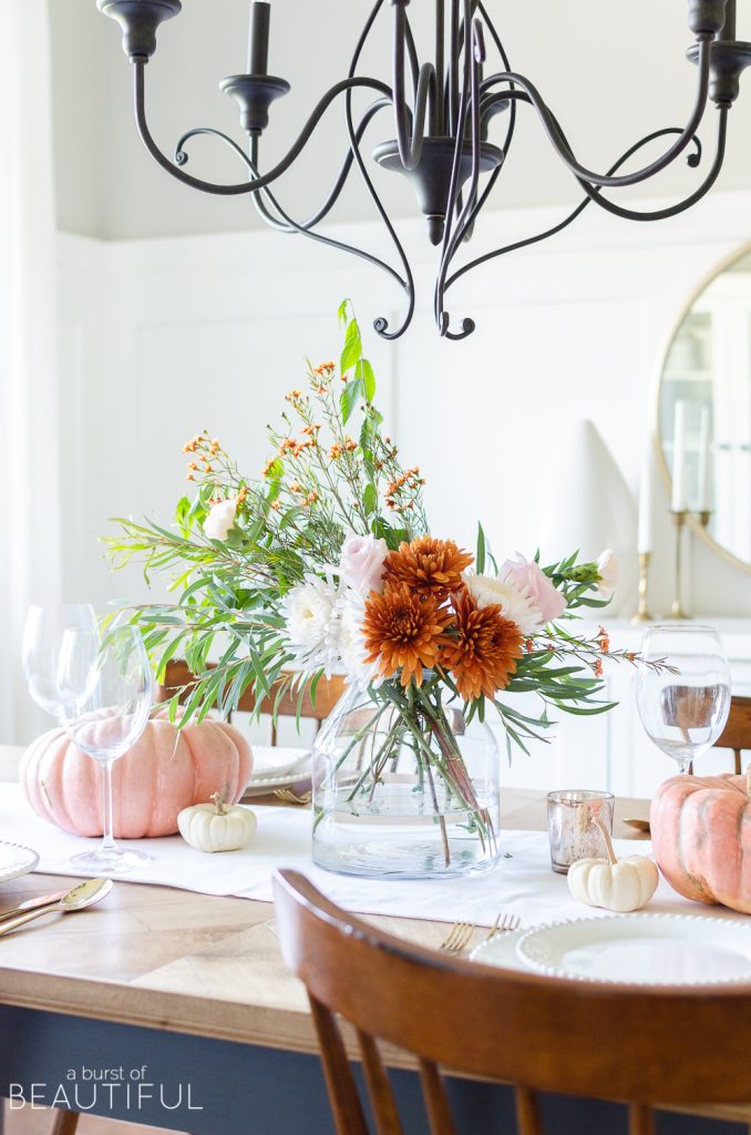 Fall Tablescape | Traditional Autumn Colors - Nick + Alicia