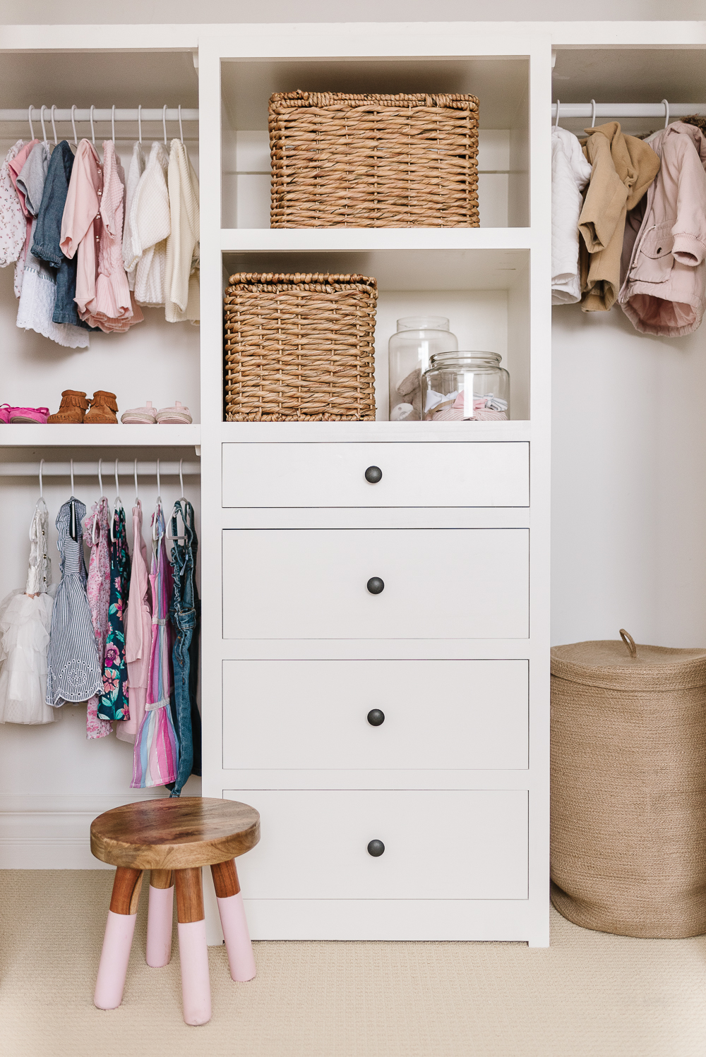 Kids Closet Organizers Baby Wardrobe Dresser for Kids Bedroom