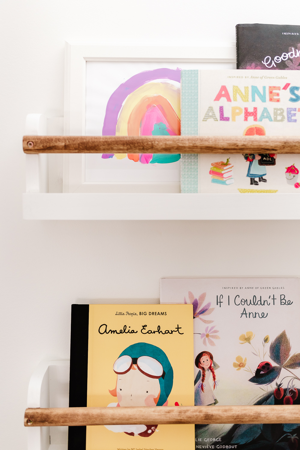 Simple and Modern Kids Book Ledges - Nick + Alicia