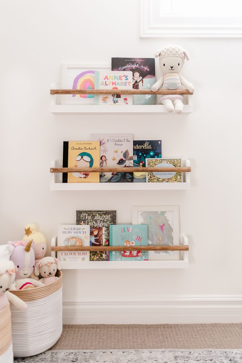 Simple and Modern Kids Book Ledges - Nick + Alicia