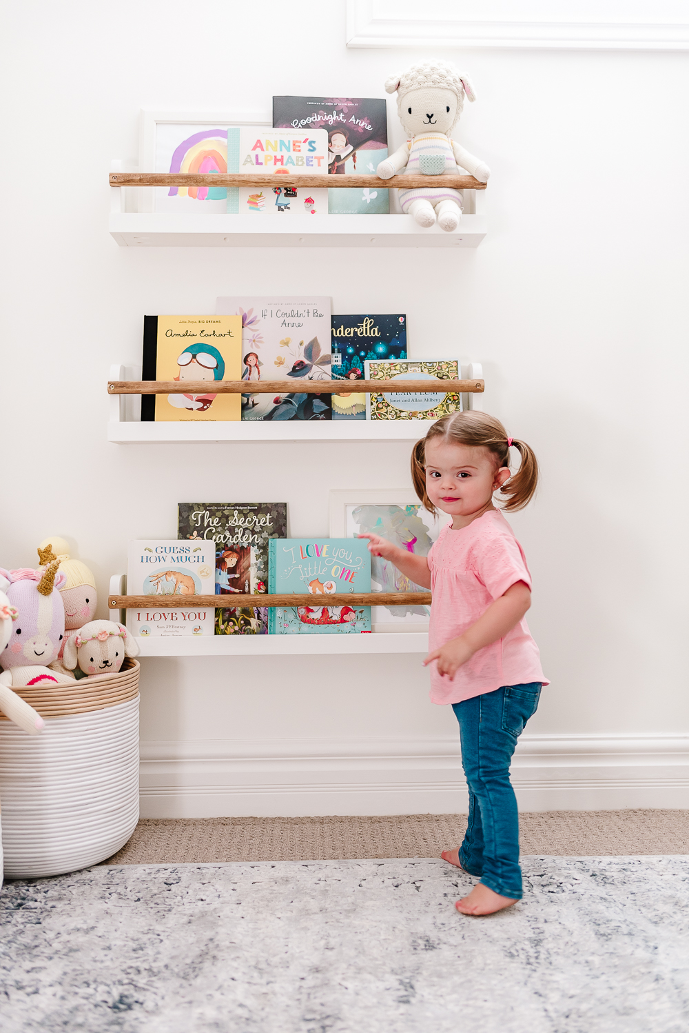 Simple and Modern Kids Book Ledges - Nick + Alicia