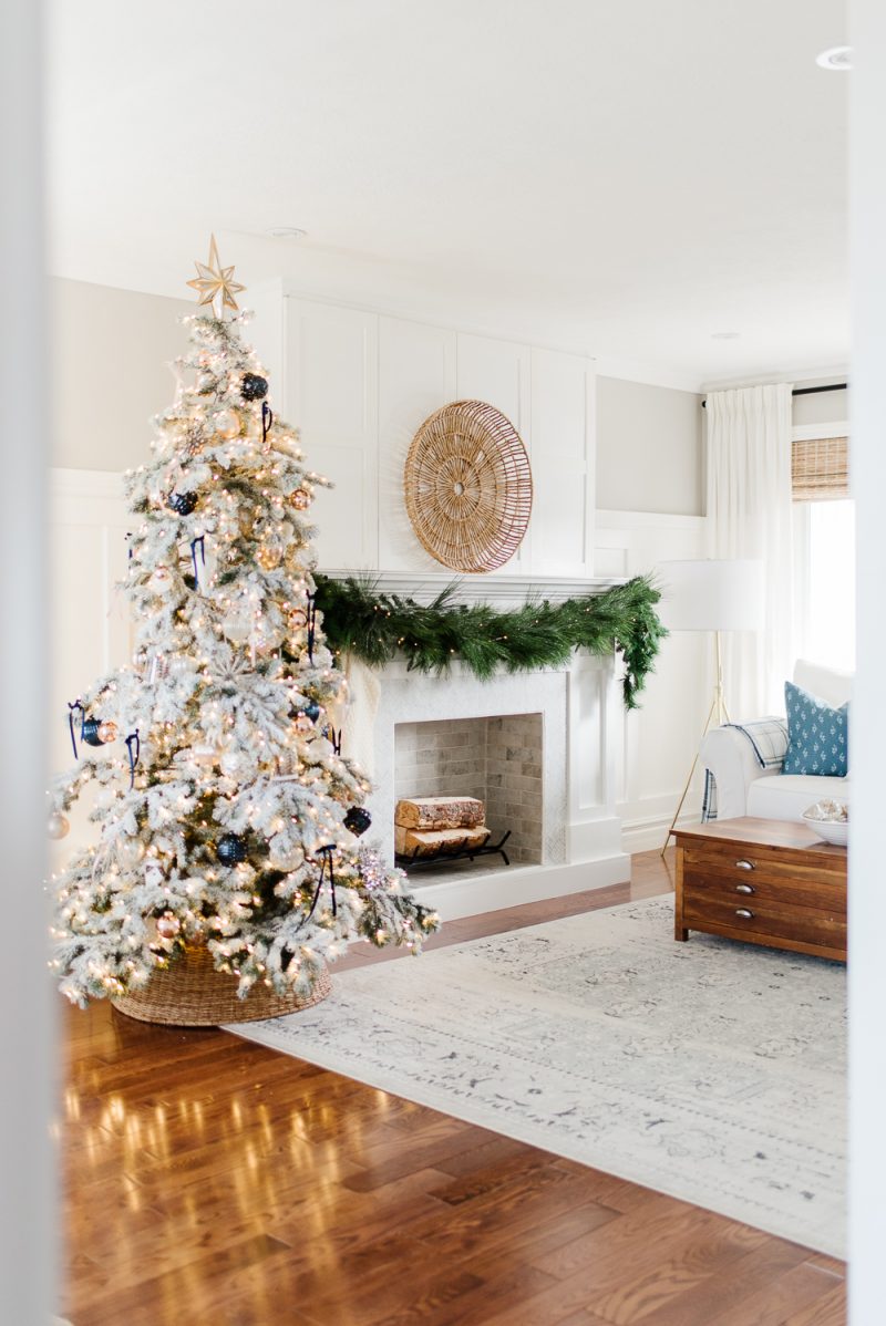 Step by Step Guide to Hanging Garland on a Mantel - Nick + Alicia