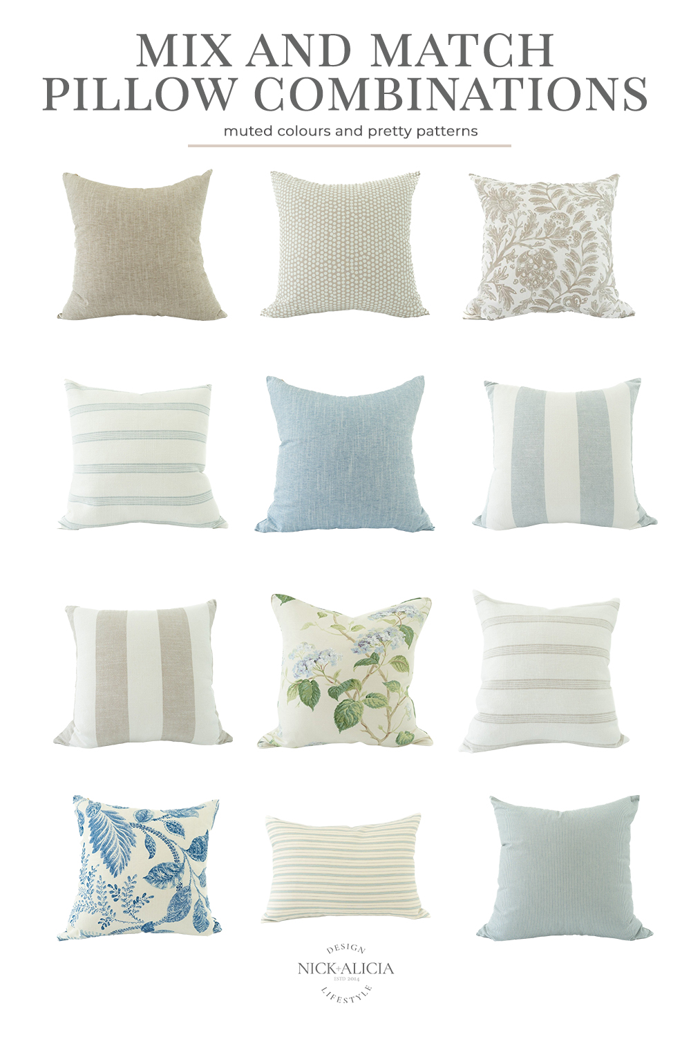 How To Choose The Right Pillows For Your Couch - Nick + Alicia